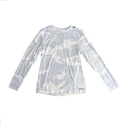 NOBULL White Camo Long Sleeve Shirt Size Small