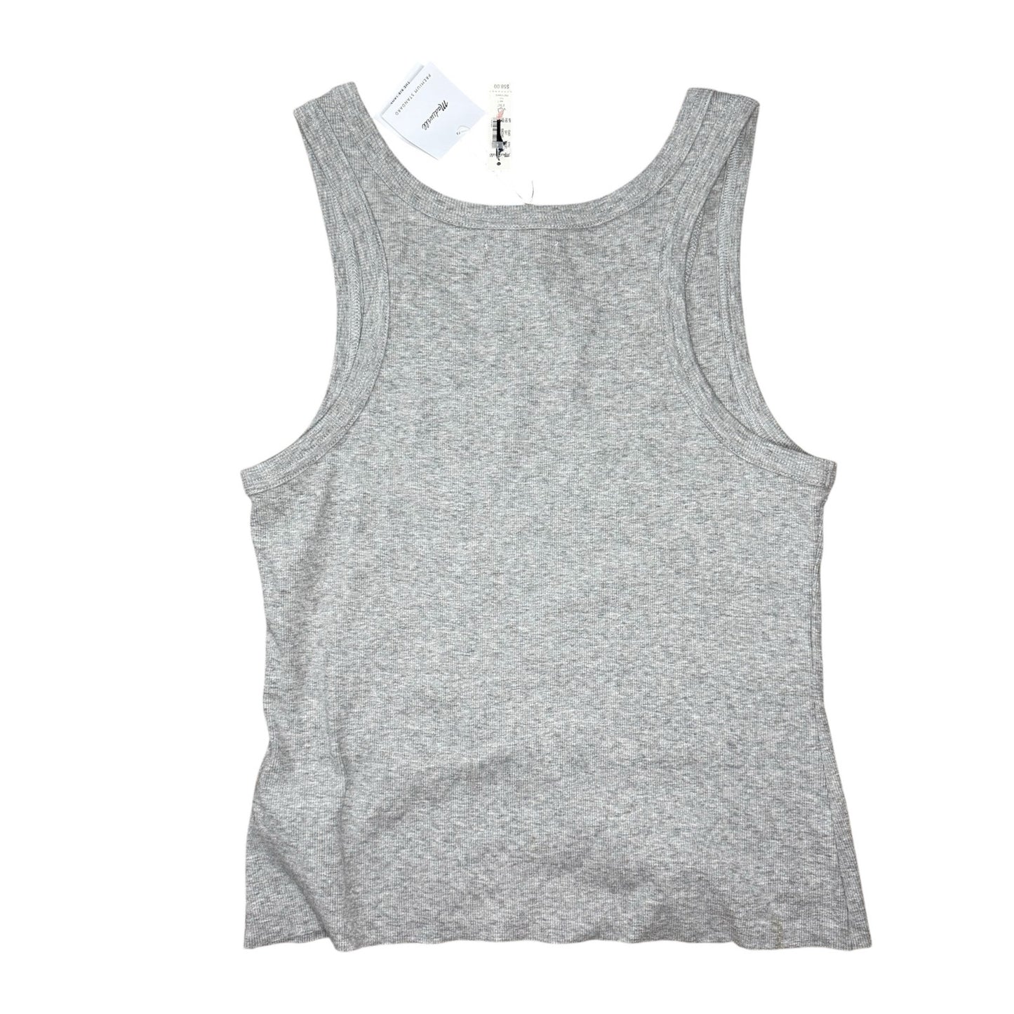 Madewell Premium Standard 02 The Essential Rib Tank Gray Size XL