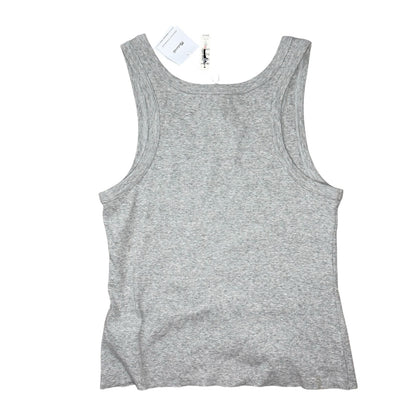 Madewell Premium Standard 02 The Essential Rib Tank Gray Size XL