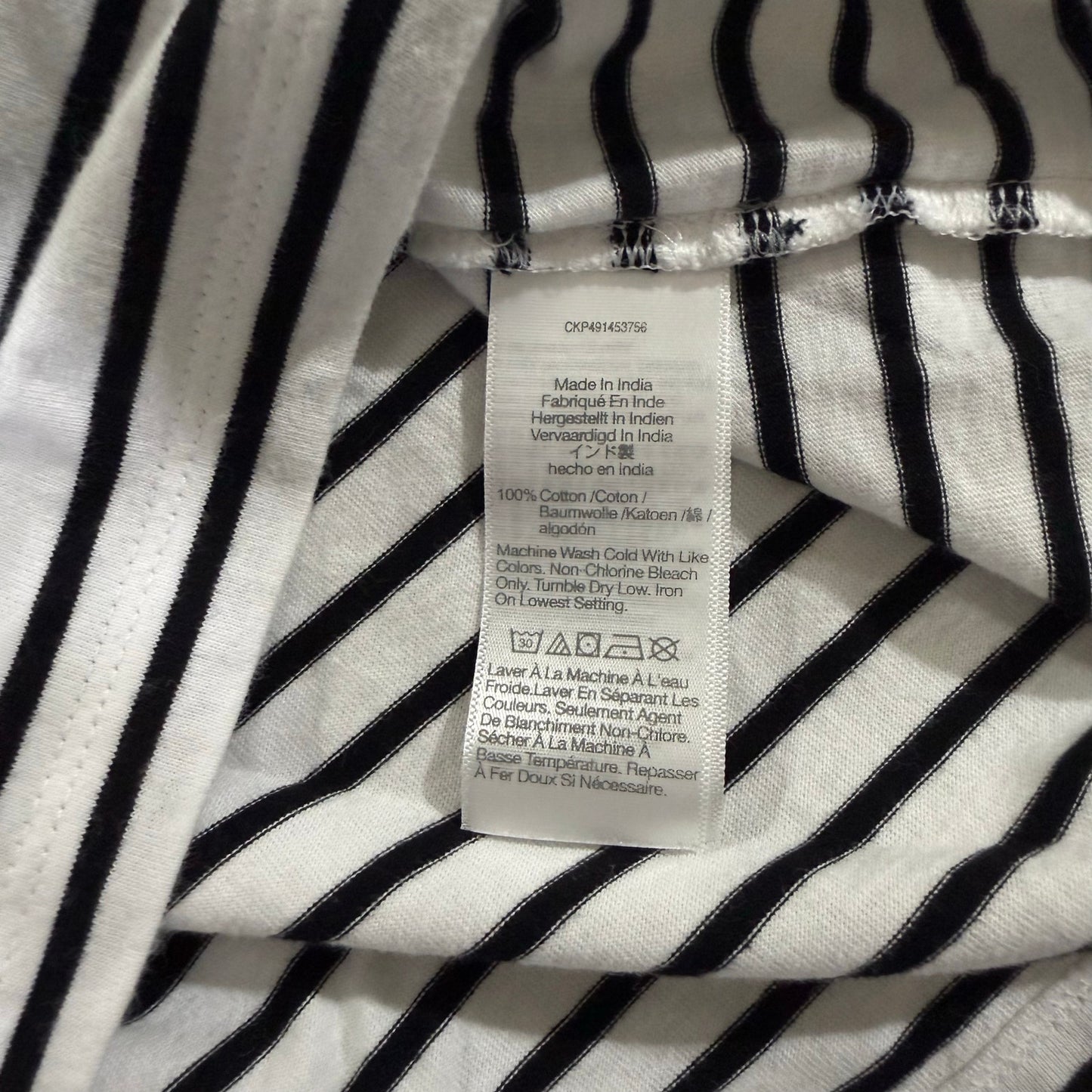 Madewell Cotton Perfect Striped Crewneck Tee Size XS