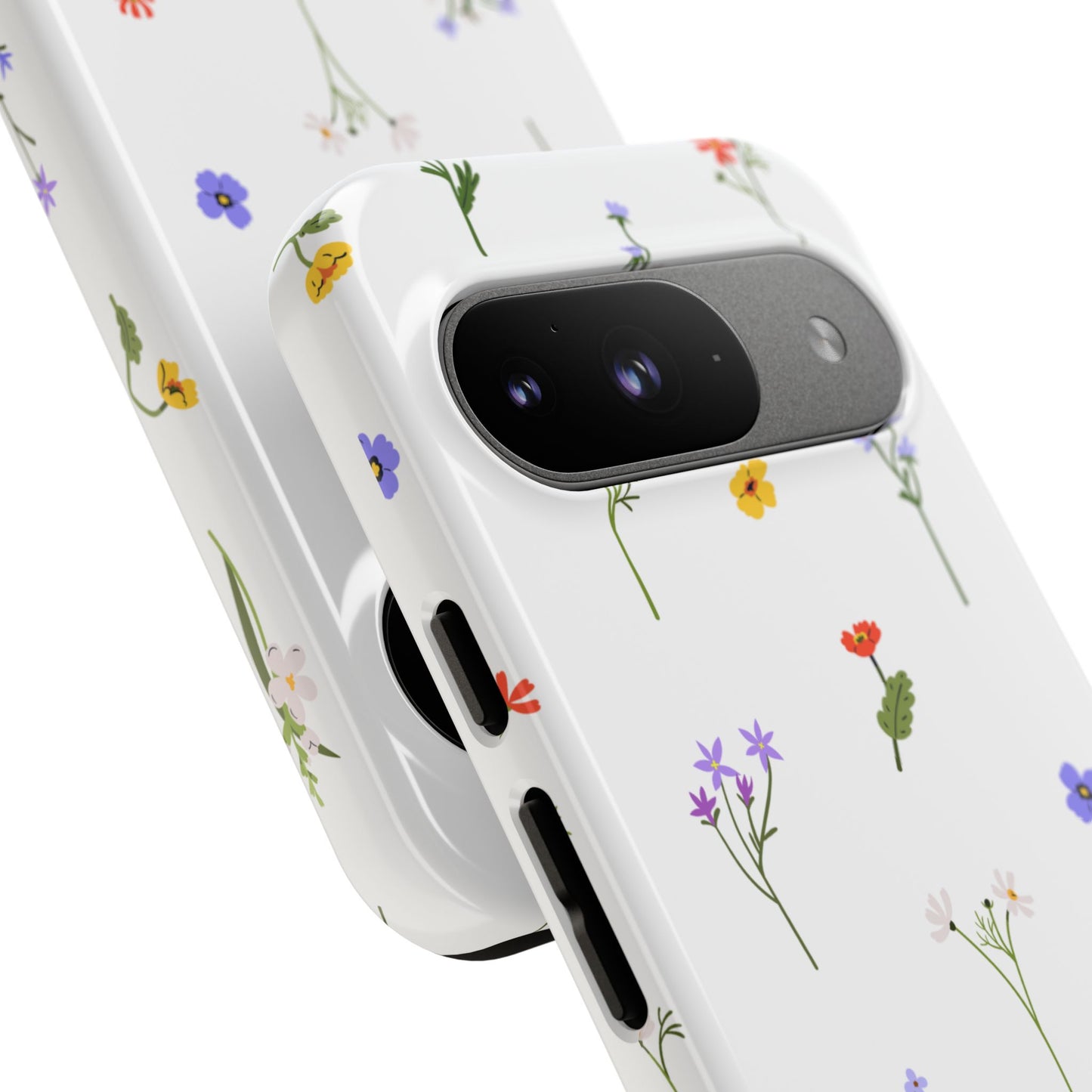 Wildflowers Floral Phone Case, Elegant Tough Case for iPhone, Flower Design, Gift for Her, Spring Accessory, Eco-Friendly Mobile Cover