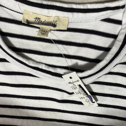 Madewell Cotton Perfect Striped Crewneck Tee Size XXS