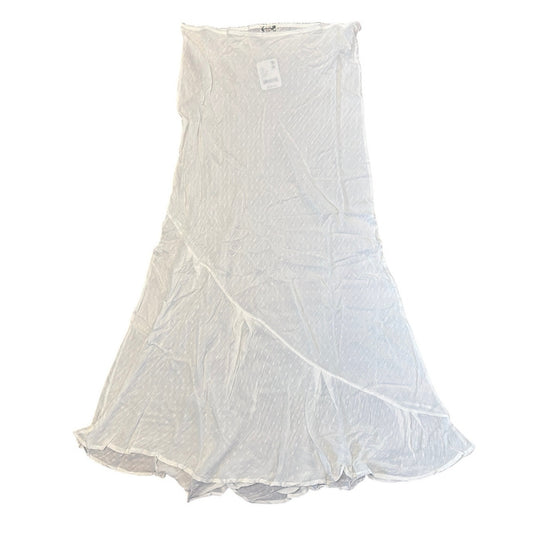 Free People Intimately Sweet On You Bias Half Slip in Ivory Size L
