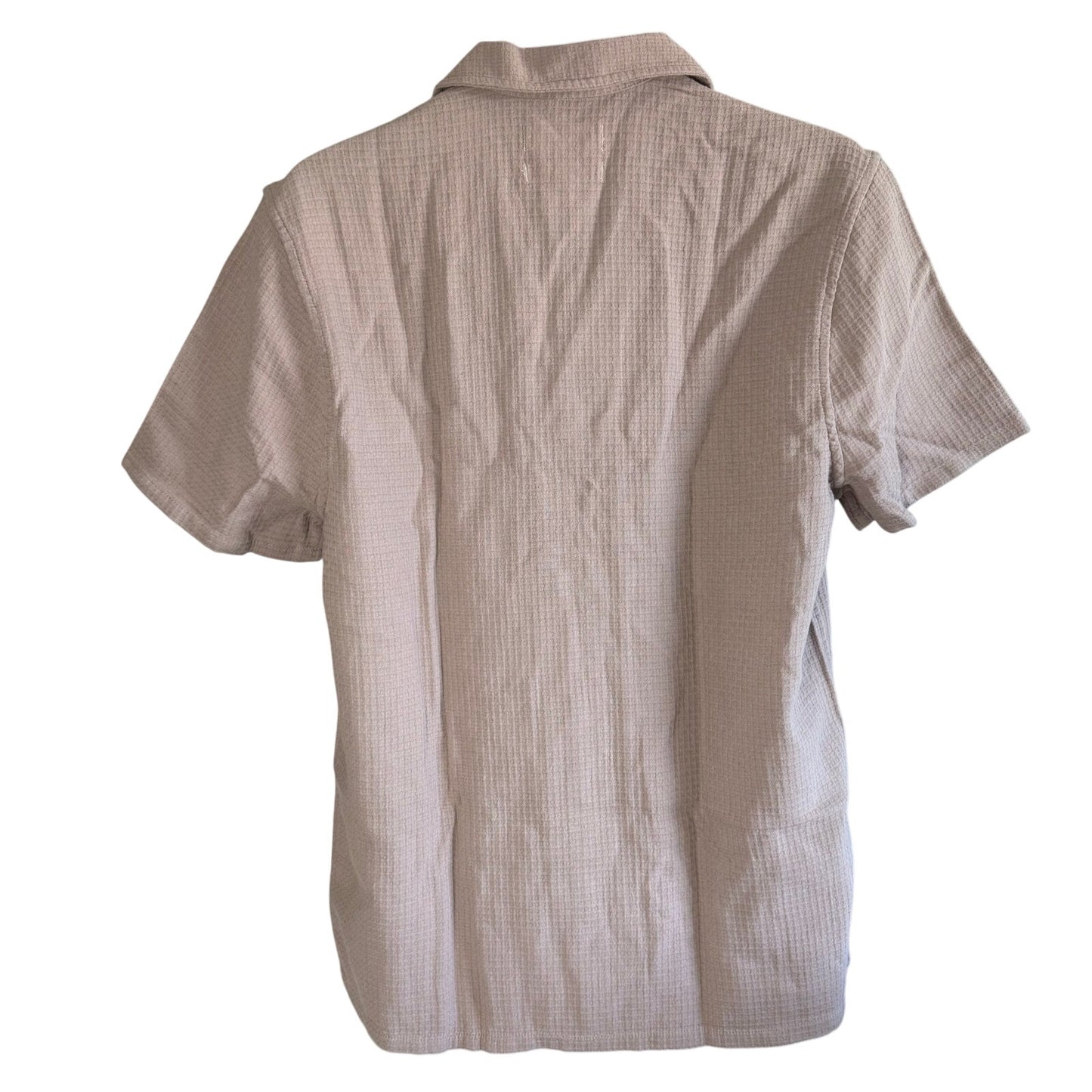 Madewell Easy Short-Sleeve Shirt in Woven Checkerboard Size S