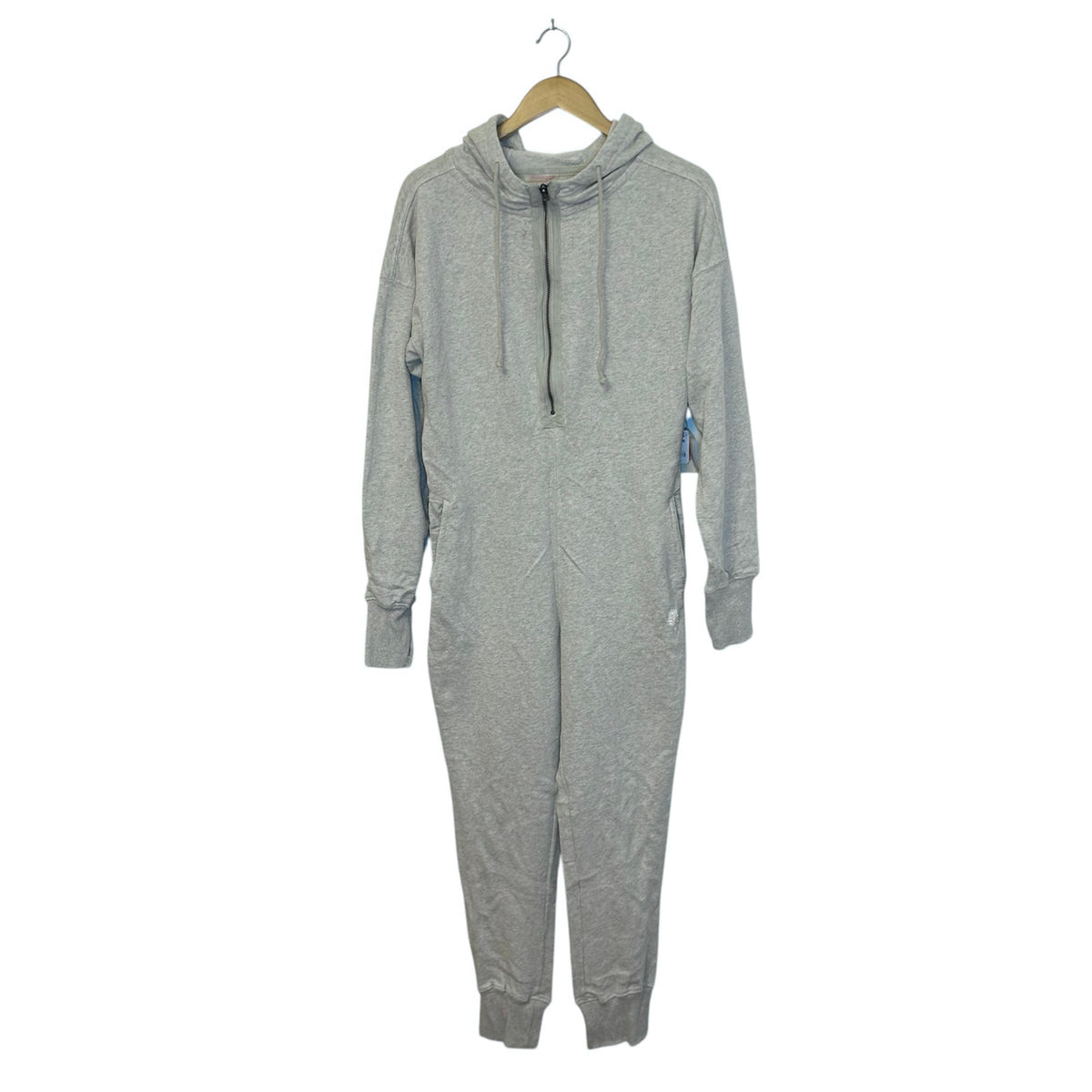 Free People FP Movement x Hatch Warm Up Jumpsuit Heather Grey Size S