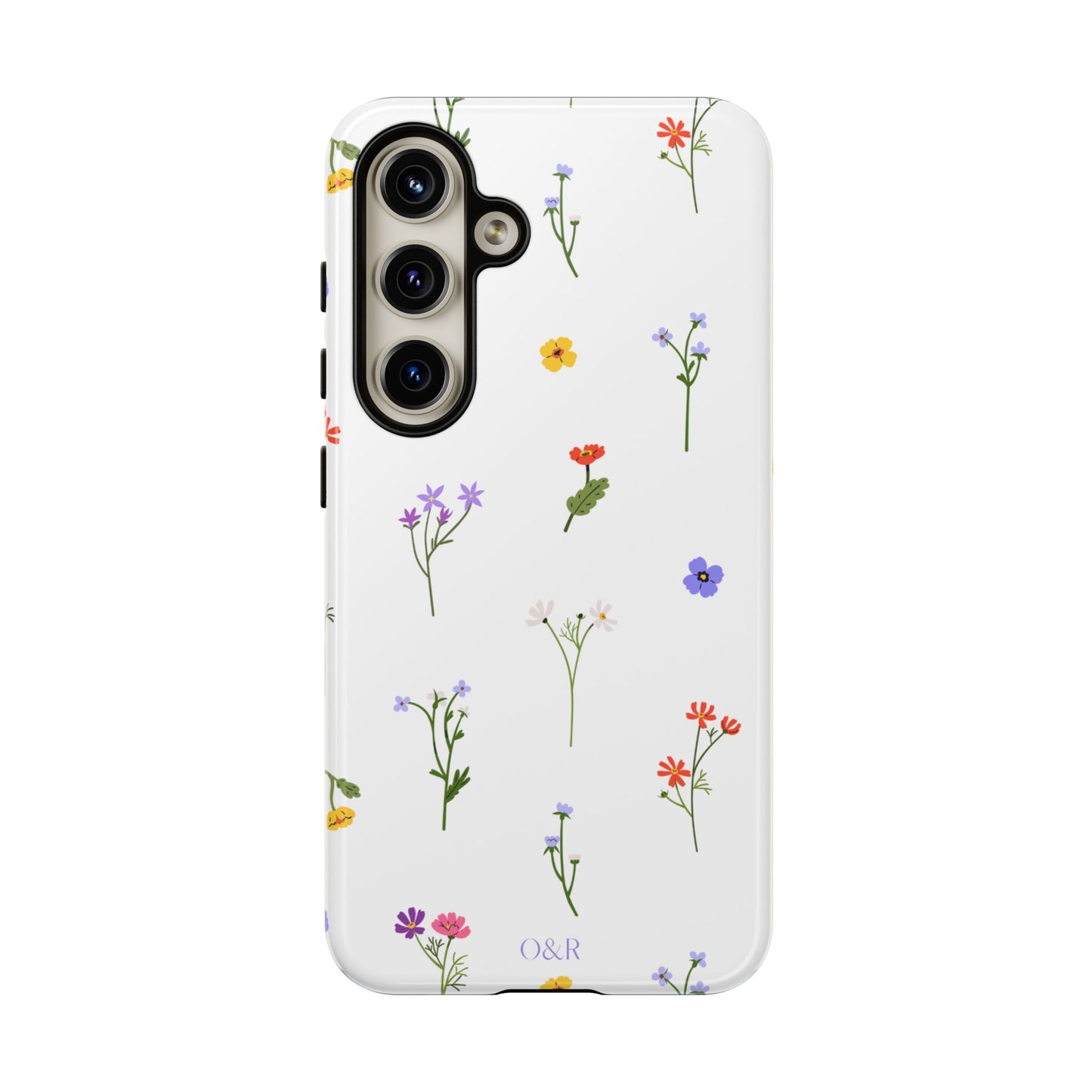 Wildflowers Floral Phone Case, Elegant Tough Case for iPhone, Flower Design, Gift for Her, Spring Accessory, Eco-Friendly Mobile Cover