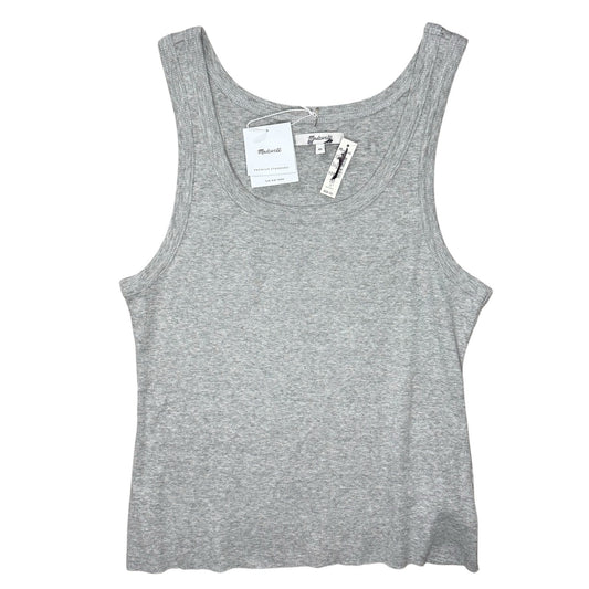 Madewell Premium Standard 02 The Essential Rib Tank Gray Size XL