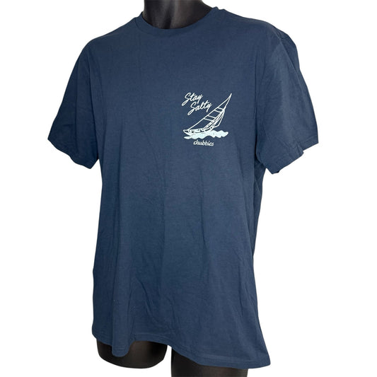 Chubbies Badlands Yacht Club Stay Salty Tee Size M