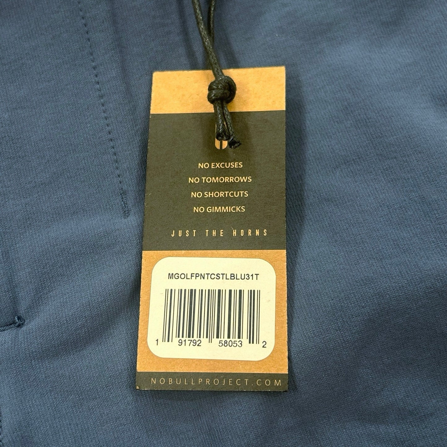 NOBULL Men's Golf Pant Steel Blue Size 31x34T