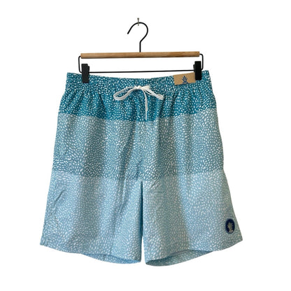 NWT Chubbies The Whale Sharks 7” Stretch Classic Swim Trunk Size Large