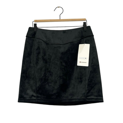 Lululemon Scuba High-Rise Mini SkirtVelvet in Black Size M