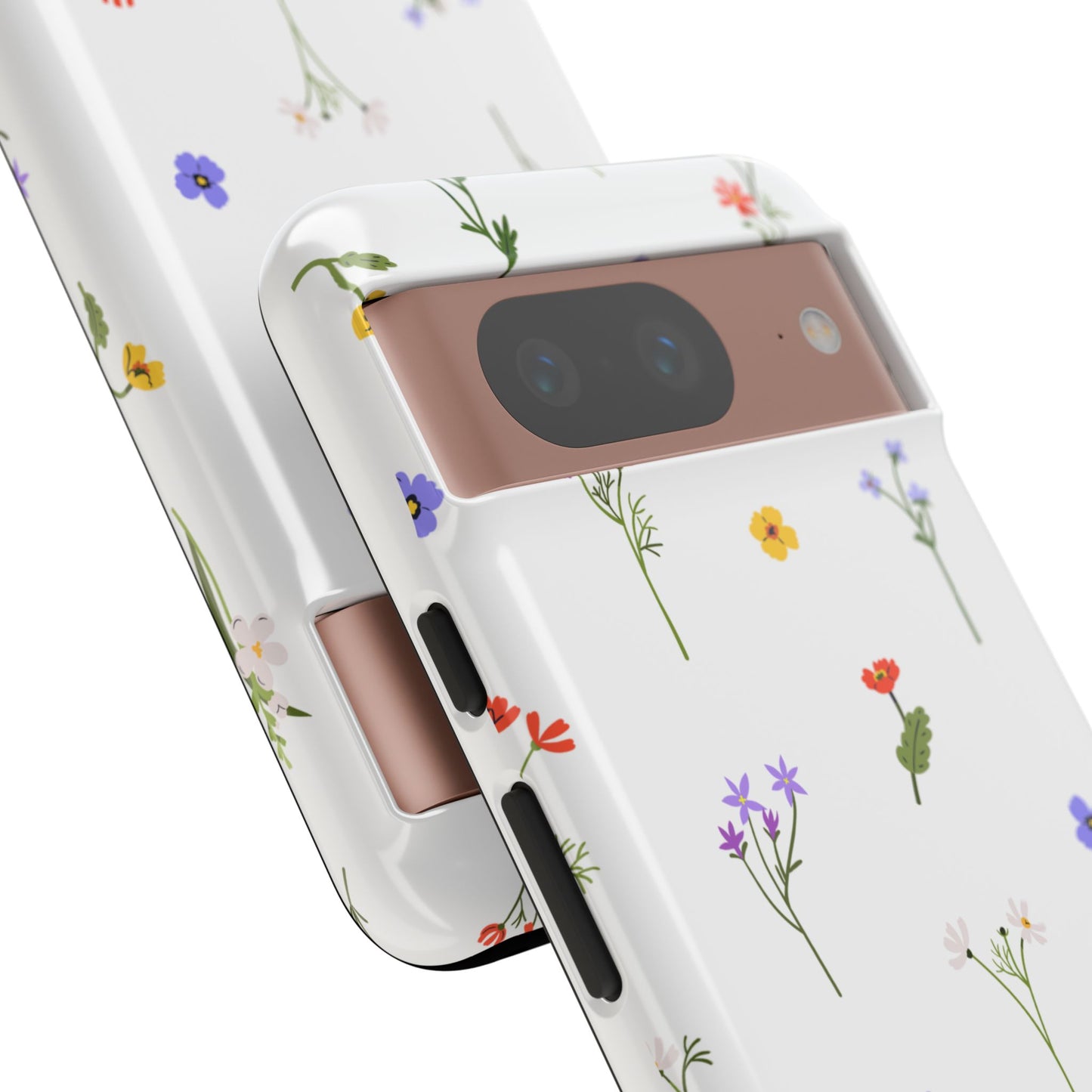 Wildflowers Floral Phone Case, Elegant Tough Case for iPhone, Flower Design, Gift for Her, Spring Accessory, Eco-Friendly Mobile Cover