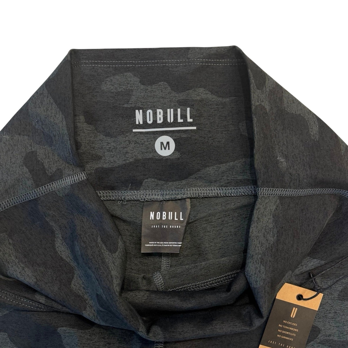 NOBULL High Rise Tight Charcoal Gray Camo Size M