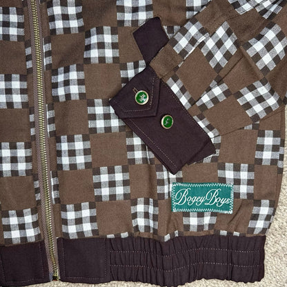 Bogey Boys Big Check Jacket Brown Size S