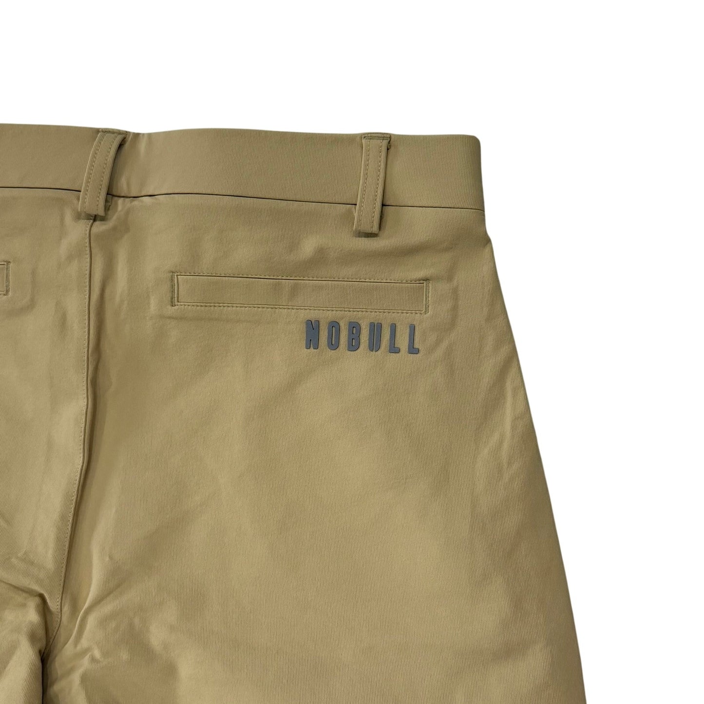 NOBULL Men’s 9” Golf Short Beige Size 30