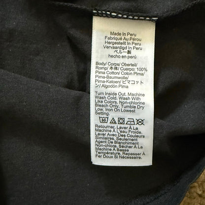 J. Crew 100% Peruvian Pima Cotton Slim-Fit Black T-shirt Women’s XXS