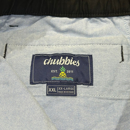 Chubbies The Dark N' Stormies 7" Originals Stretch Short Black Size XXL