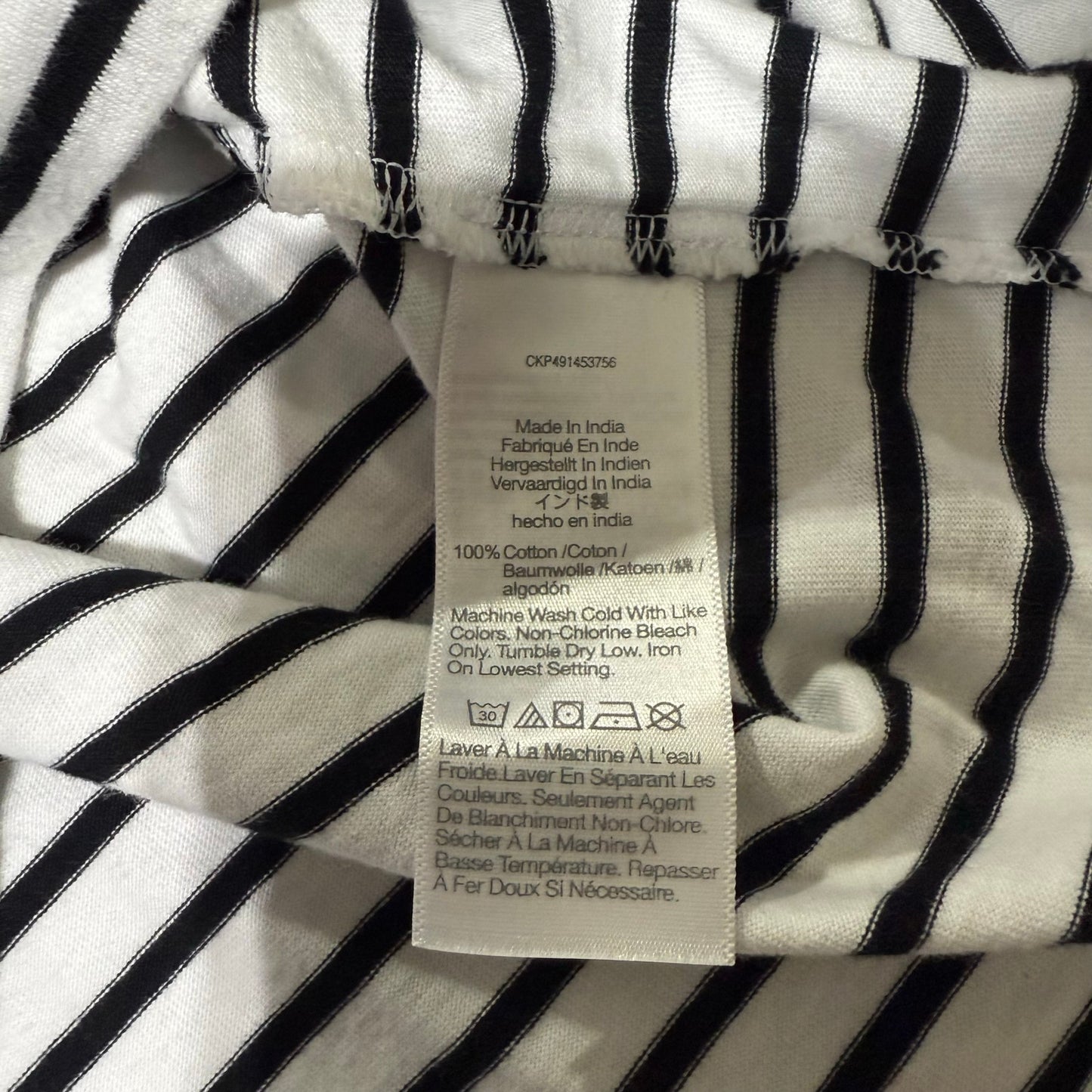 Madewell Cotton Perfect Striped Crewneck Tee Size XXS