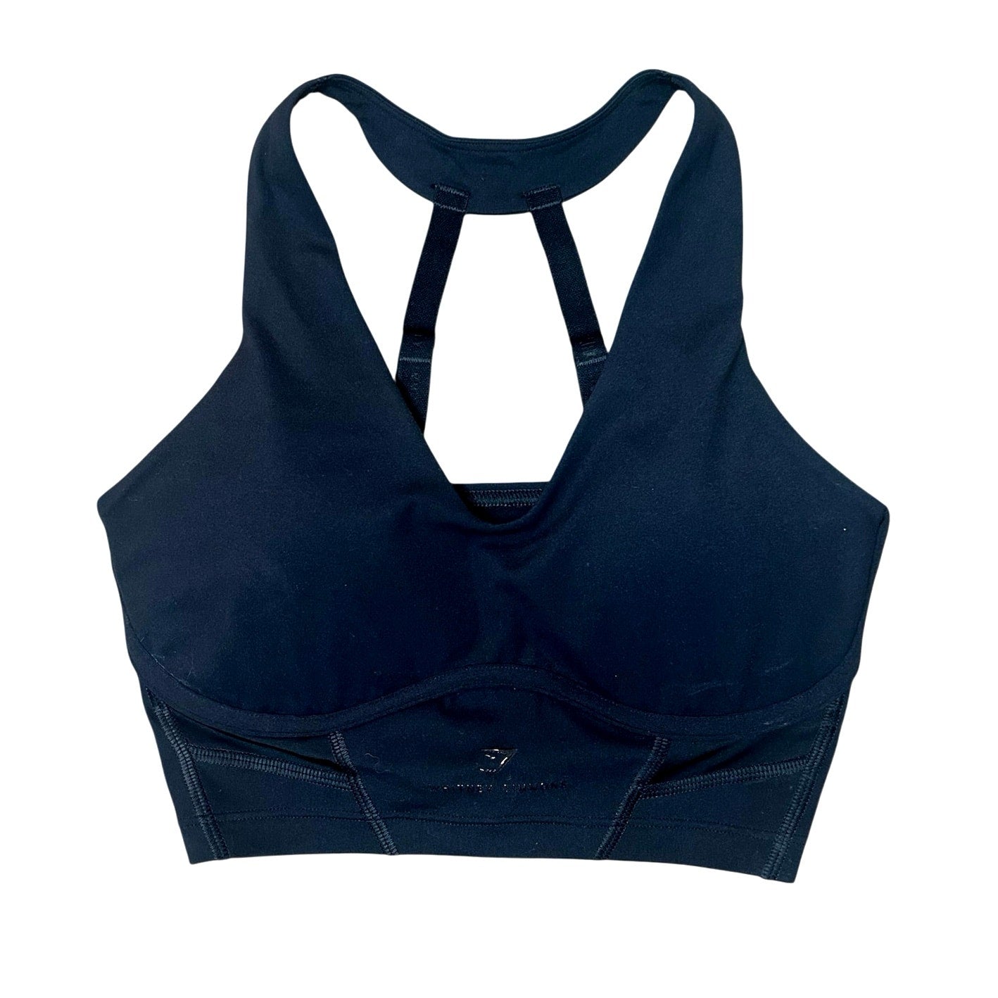 Gymshark Whitney Longline Sports Bra Black Size S