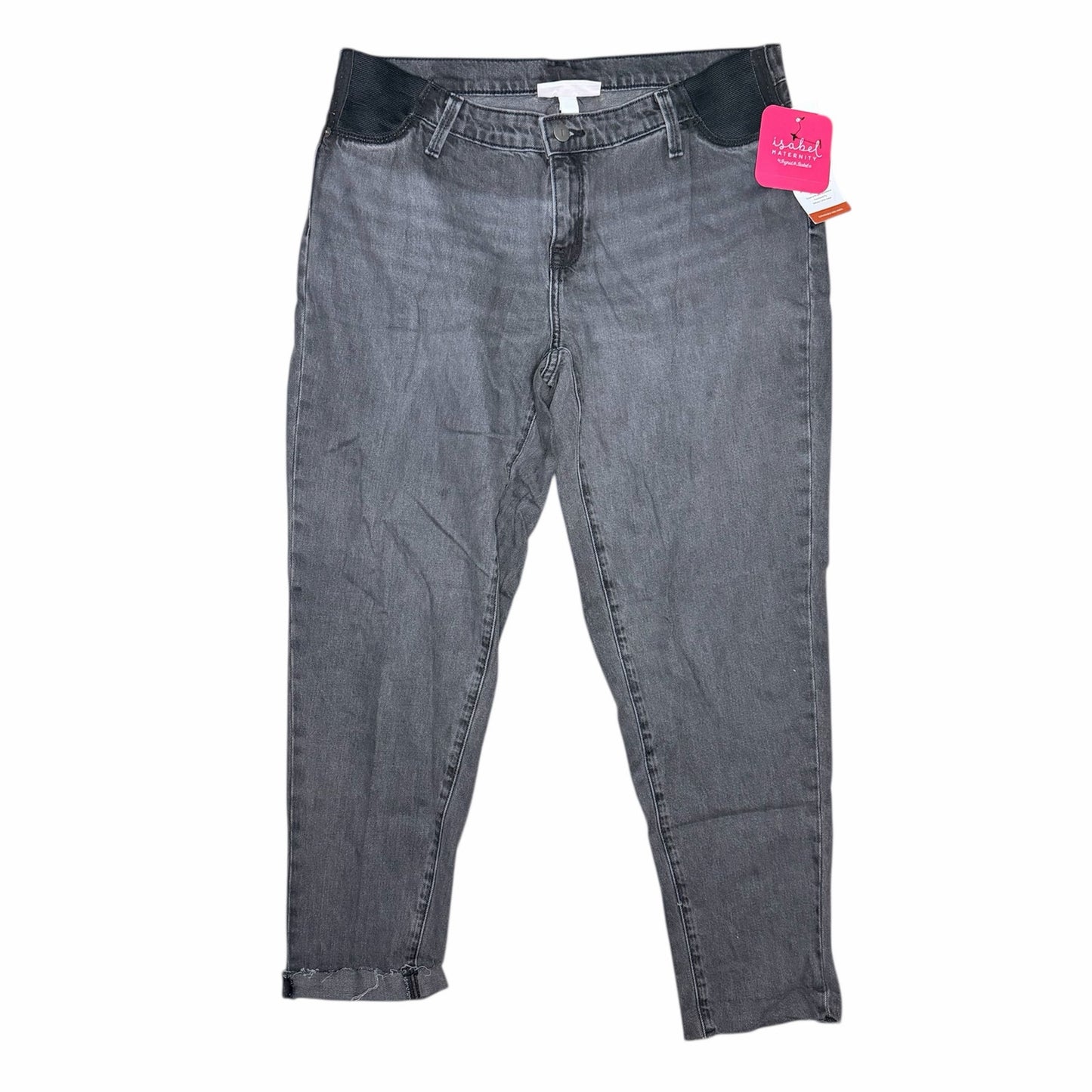 Isabel Maternity by Ingrid & Isabel Boyfriend Maternity Jeans Black Size 12