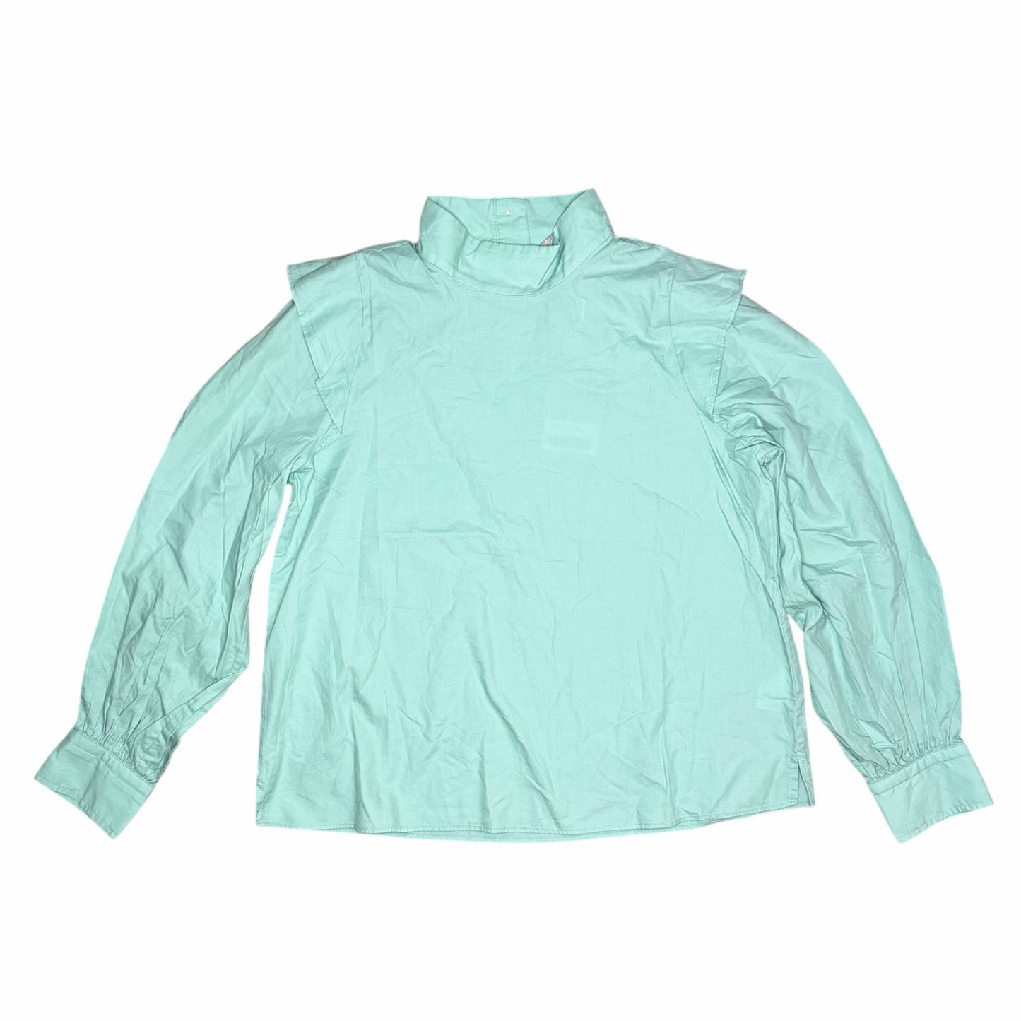 Everlane The Wing-Shoulder Mockneck Longsleeve Top Size 4