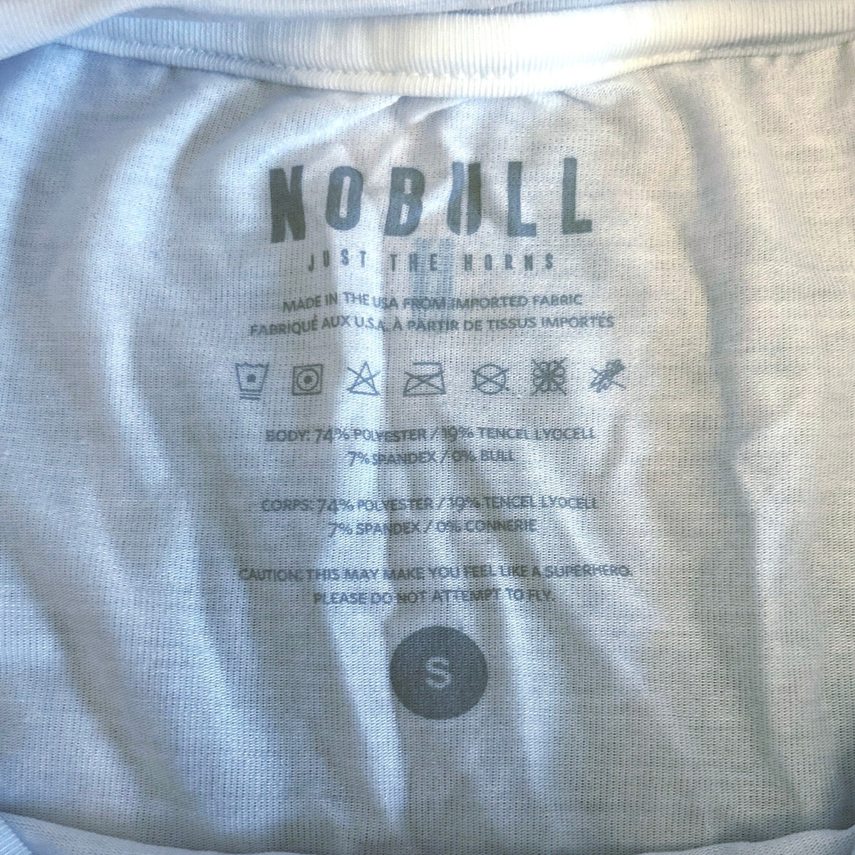 NOBULL White Camo Long Sleeve Shirt Size Small