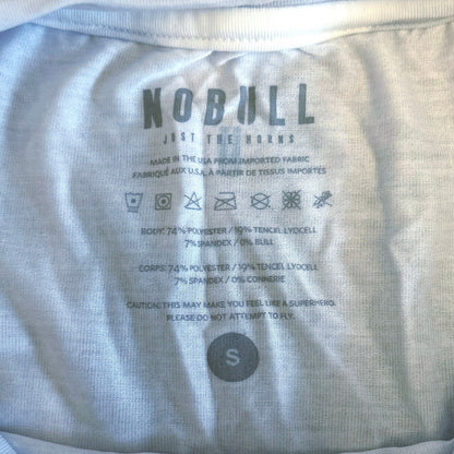 NOBULL White Camo Long Sleeve Shirt Size Small