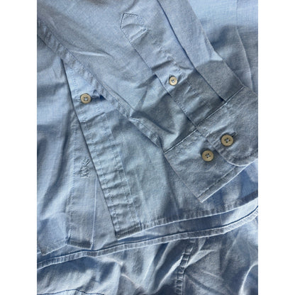 Chubbies Long Sleeve Oxford The Buttoned Up Blue Size M
