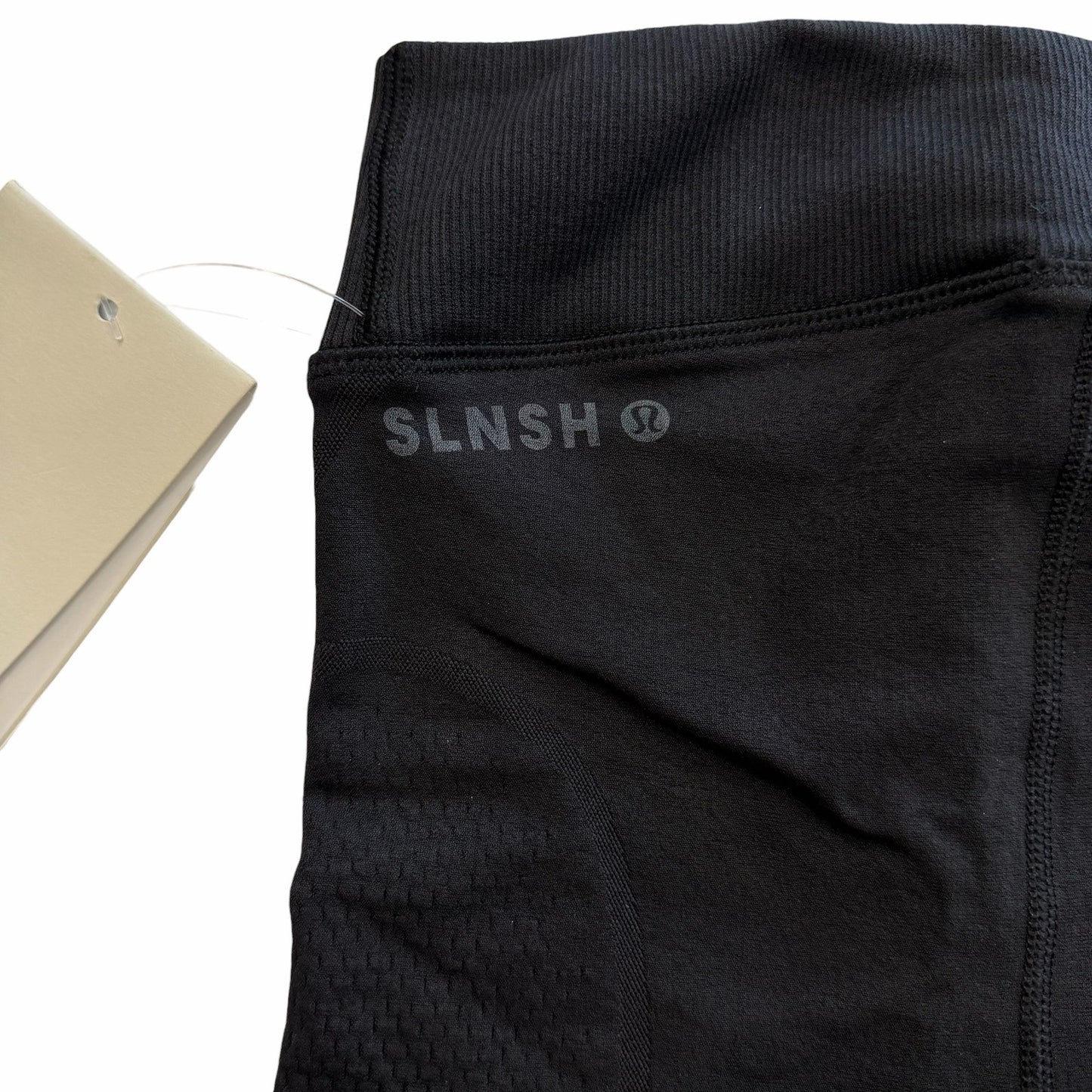 Lululemon RevealKnit High-Rise Short 8" SLNSH Collection Black Size 6