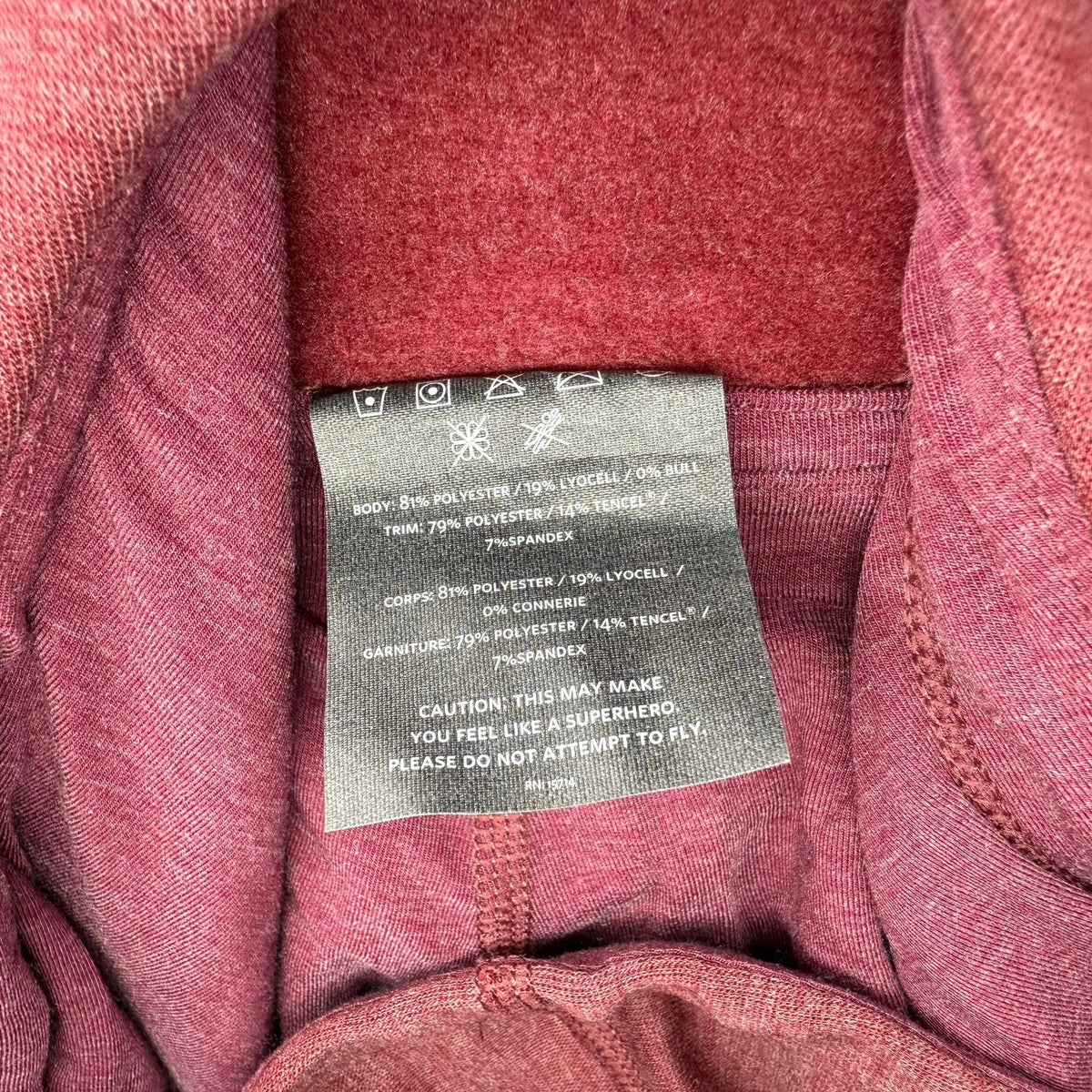 NOBULL Women’s Hoodie Maroon Size XS