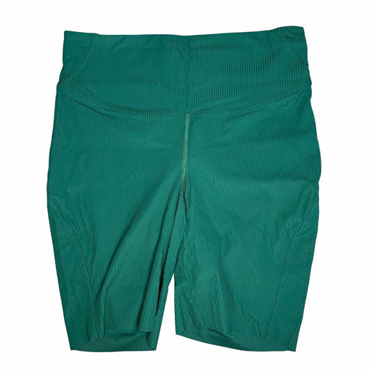 Lululemon Base Pace High-Rise Short 8" in Ribbed Nulux Everglade Green Size 8