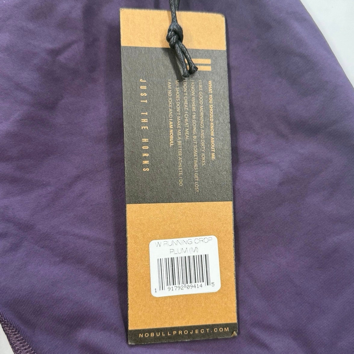 NOBULL Women's Running Crop Leggings Plum Purple Size M