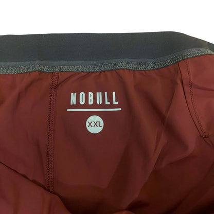 NOBULL Men’s Lightweight 9” Shorts Maroon Red Size XXL