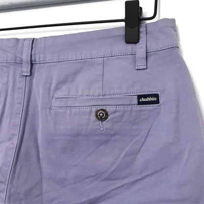 Chubbies Men's The Purple Hazes 5.5” Flat Front Stretch Shorts Size 30