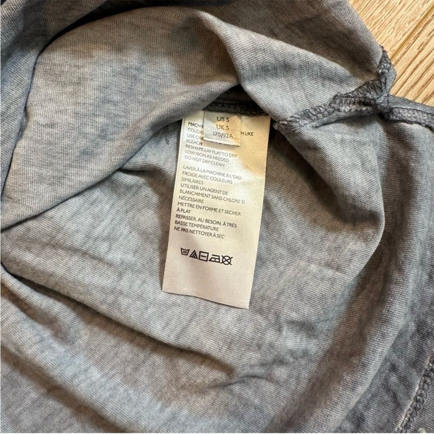 Free People Weekend Rush Henley Button Crop T-Shirt Size S