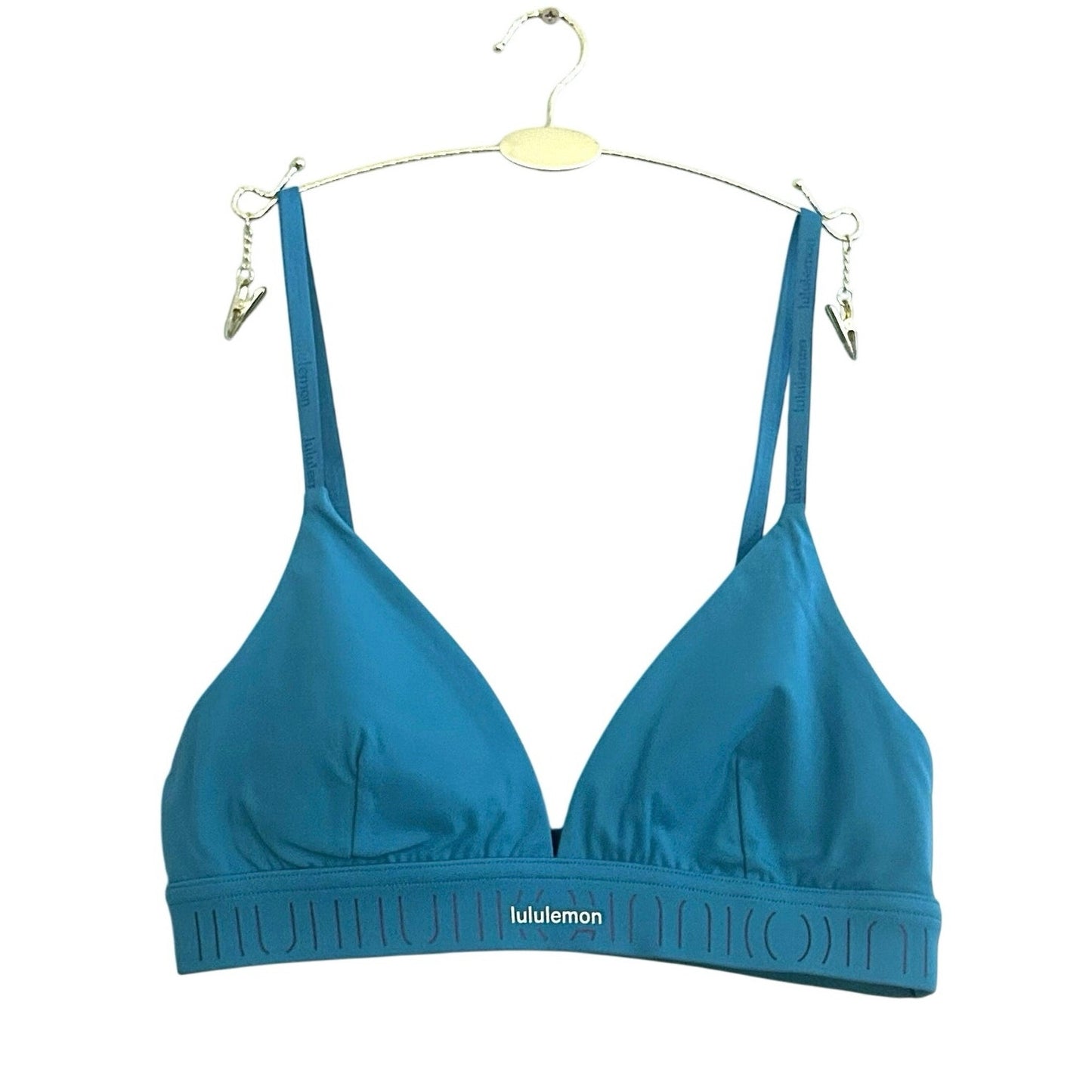 Lululemon License To Train Triangle Sports Bra A/B MRLN Marlin Blue Size 6