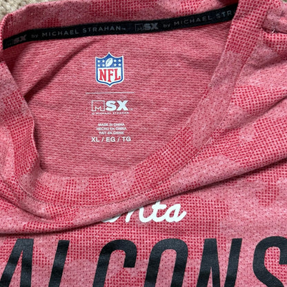 NFL Altlanta Falcons Michael Strahan Long Sleeve Camo Red Long Sleeve Shirt Size XL