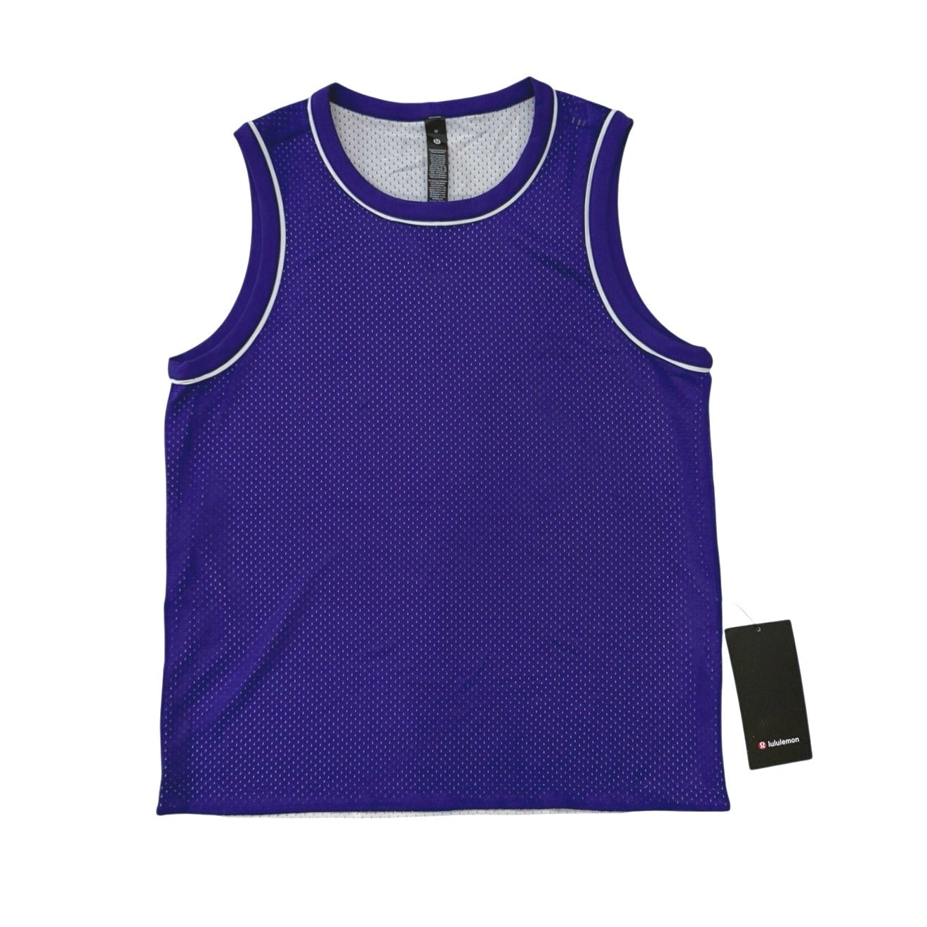 Lululemon Double Layered Mesh Reversible Tank Top Court Purple/Vapor Size M