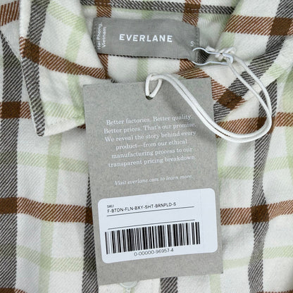 Everlane Women's The Boxy Flannel Shirt Size S