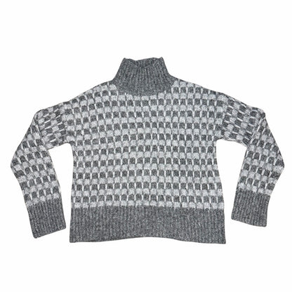 Everlane Cloud Checkered Turtleneck Sweater Size XS
