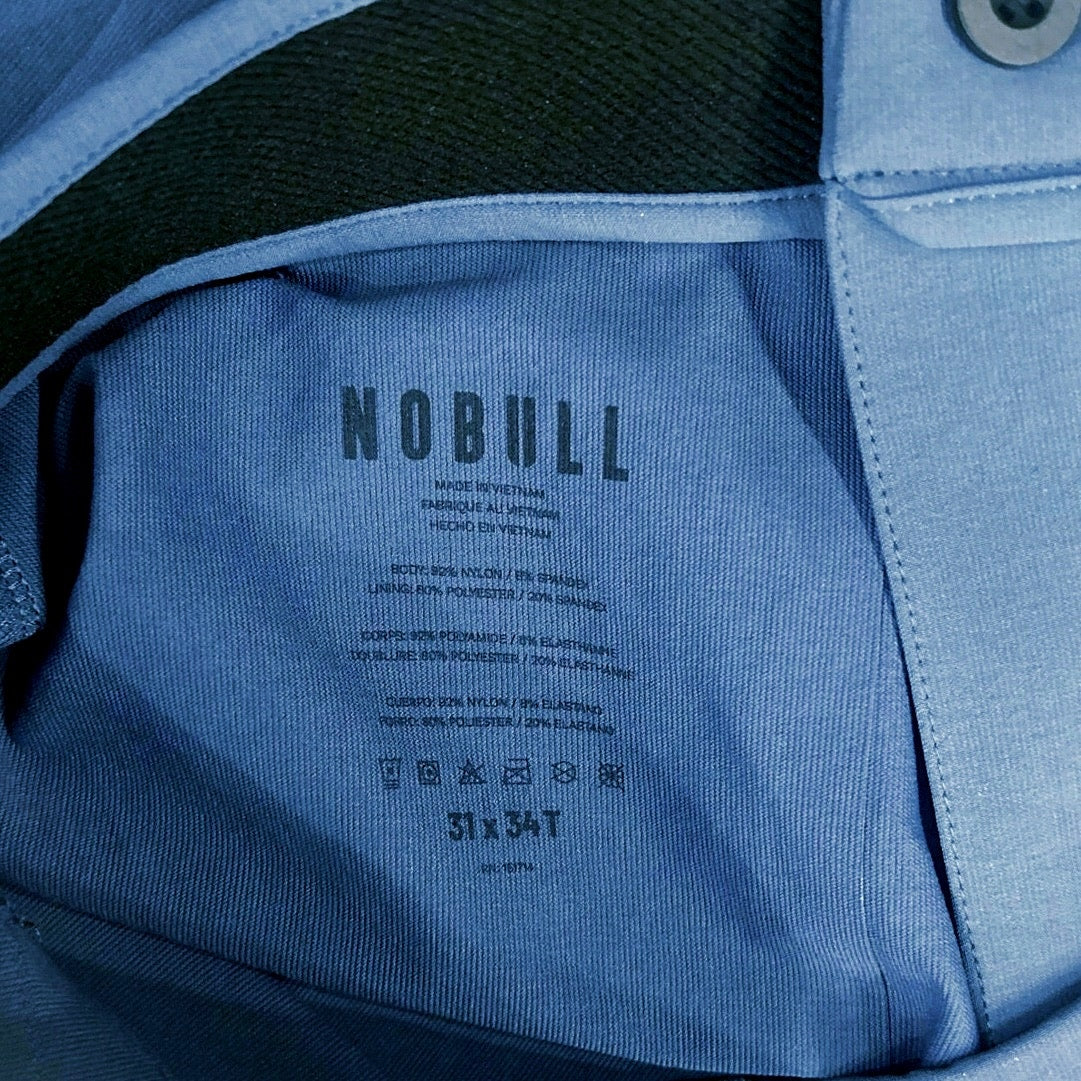 NOBULL Men's Golf Pant Steel Blue Size 31x34T