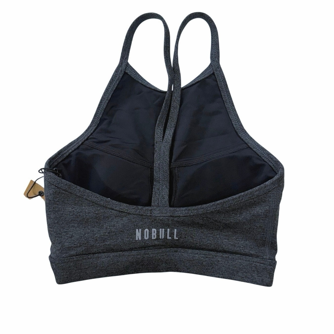 NOBULL Halter Sports Bra Charcoal Gray Size XS