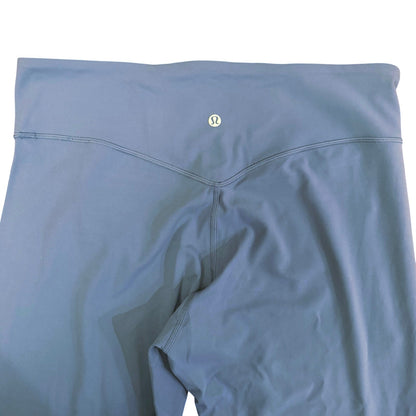 Lululemon Nulu High-Rise Mesh-Panel Tight 25" Washed Denim Blue Size 14