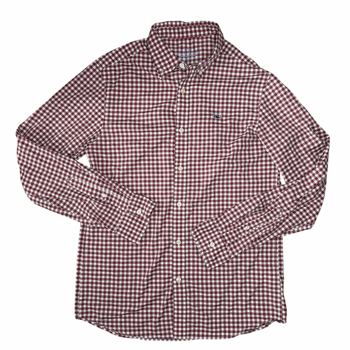 Vineyard Vines Performance Classic Fit Whale Shirt Button Up Size S