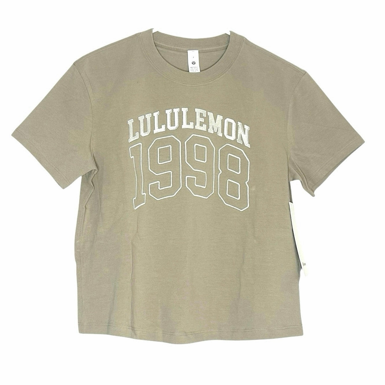 Lululemon Relaxed-Fit Cotton Jersey T-Shirt *Graphic Sheer Oak Size 2