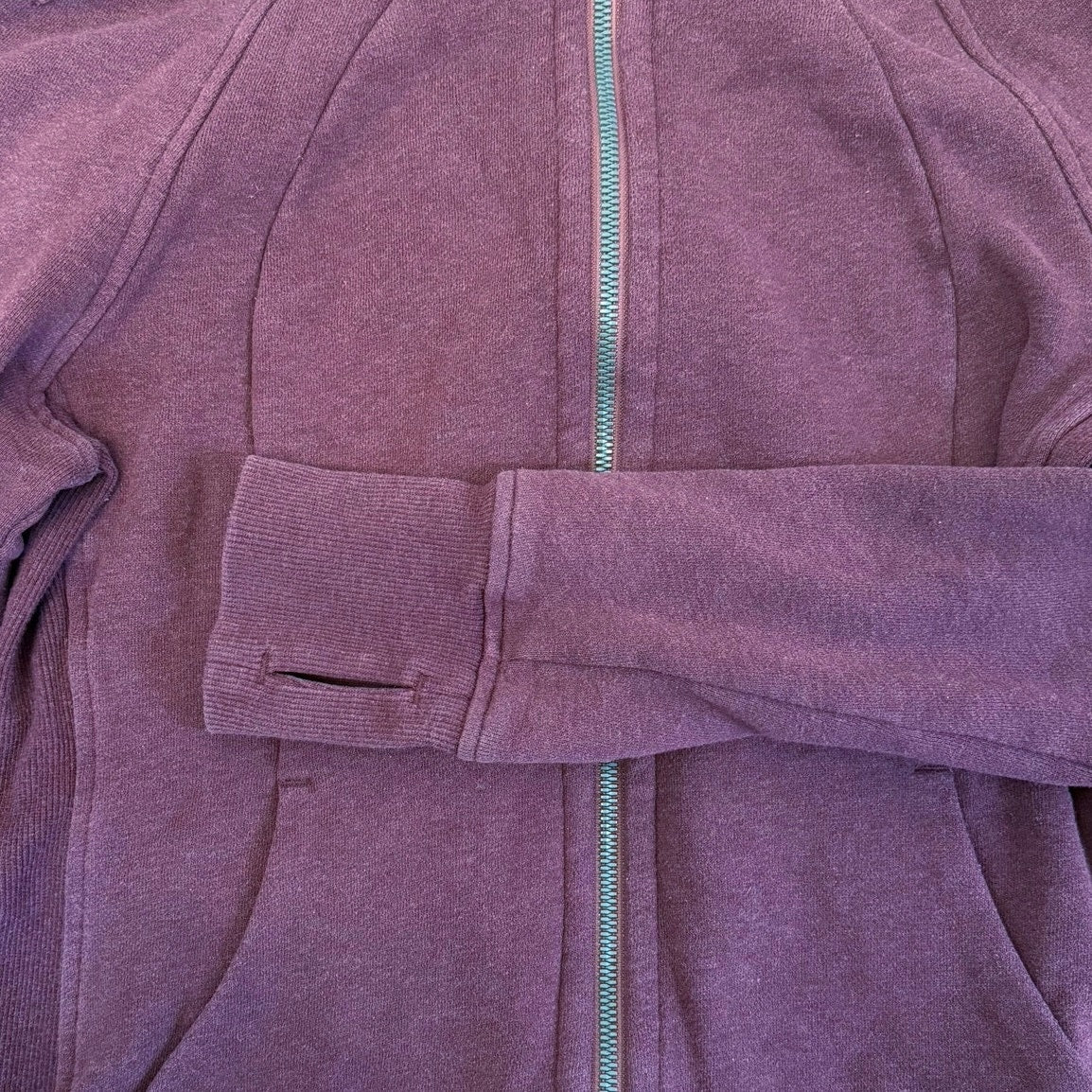 Lululemon Scuba Full Zip Hoodie Size 6 Purple