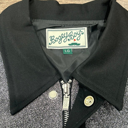 Bogey Boys Macklemore Men's Glitter Jacket Black Size L