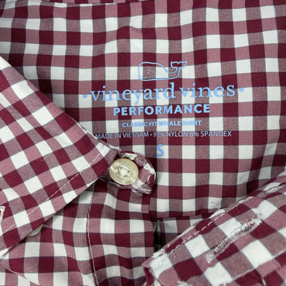 Vineyard Vines Performance Classic Fit Whale Shirt Button Up Size S