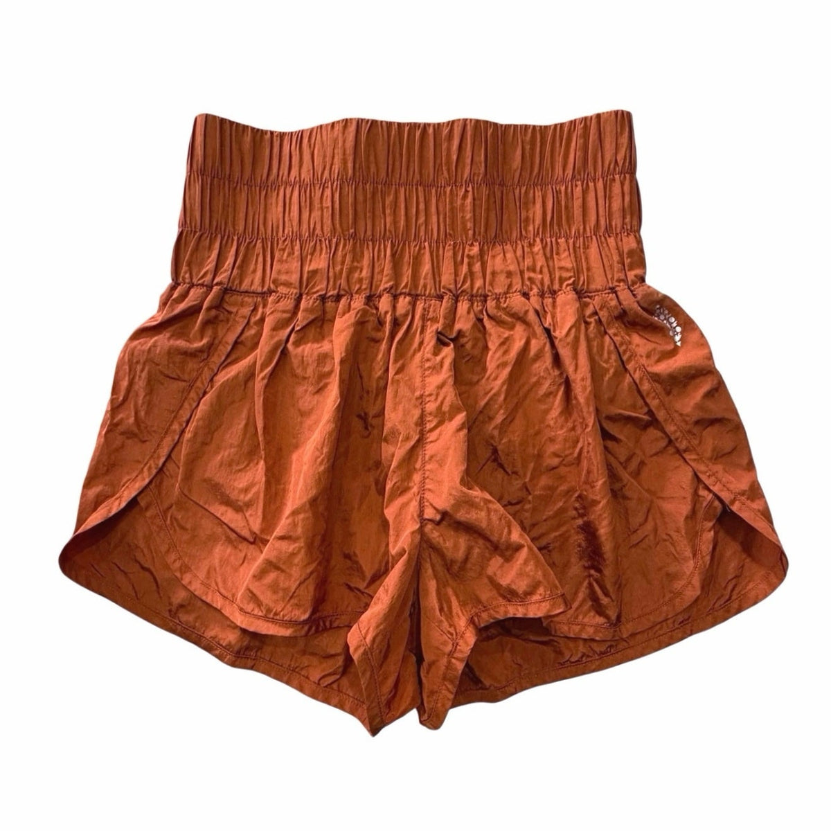 Free People Movement The Way Home Shorts Rust Orange Size S