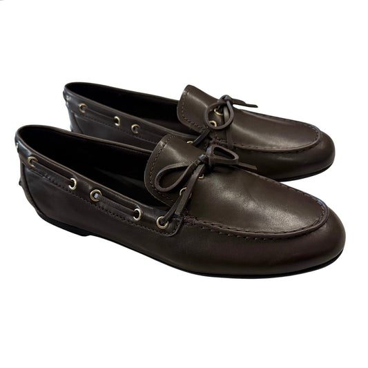 Everlane The Boat Shoe in Deep Brown Leather Size 9